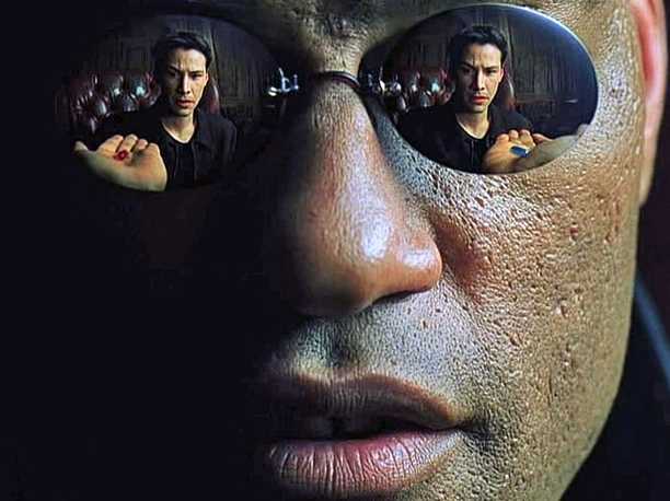 Neo making a choice